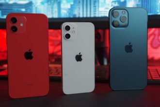 Images of iphones in different colors