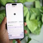 A picture of chatgpt open on a phone